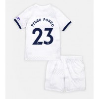 Dres Tottenham Hotspur Pedro Porro #23 Domaci za djecu 2023-24 Kratak Rukav (+ kratke hlače)